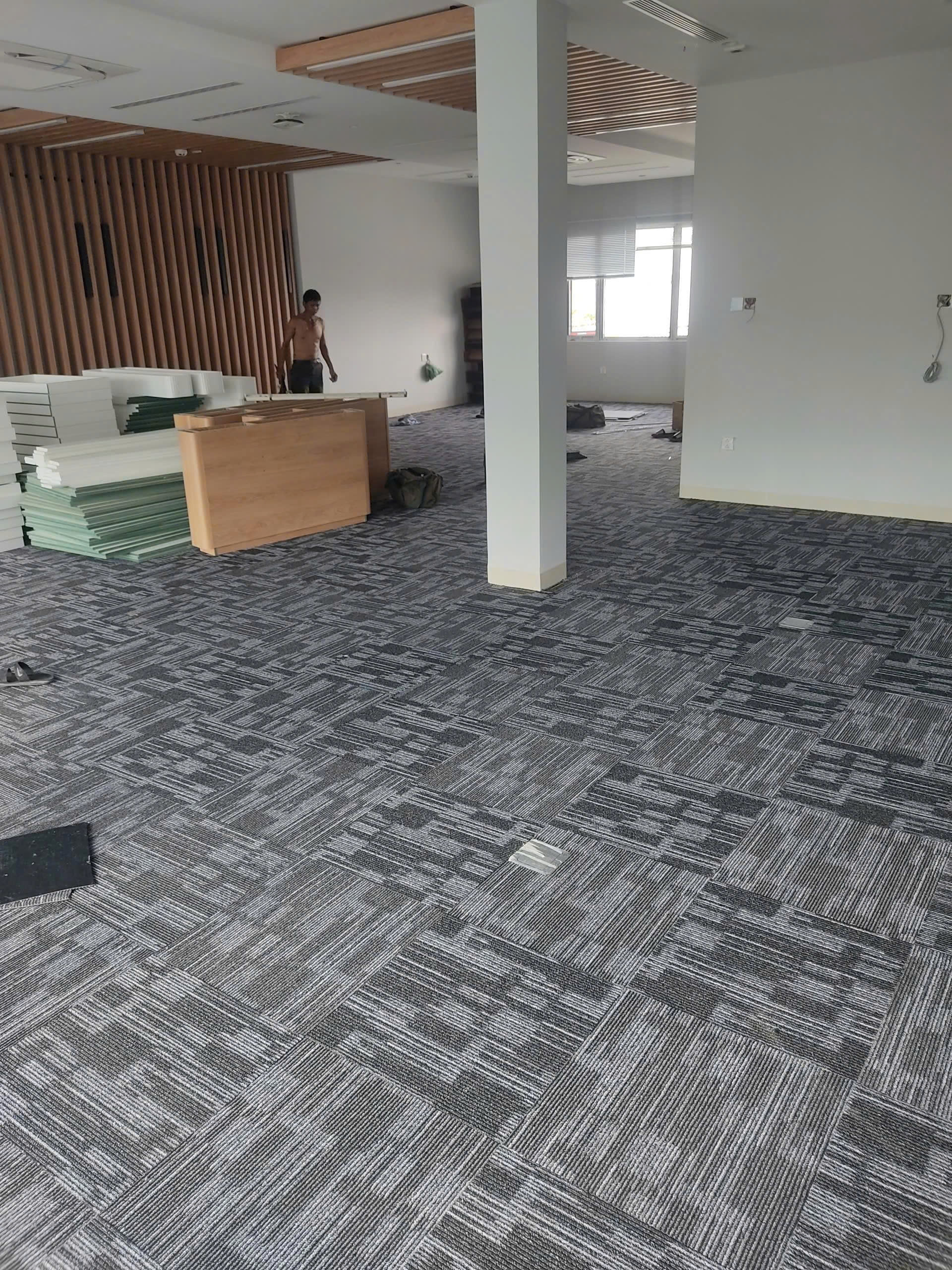 Công trình Thảm văn phòng Adora Carpet Tile – Alps 06 1