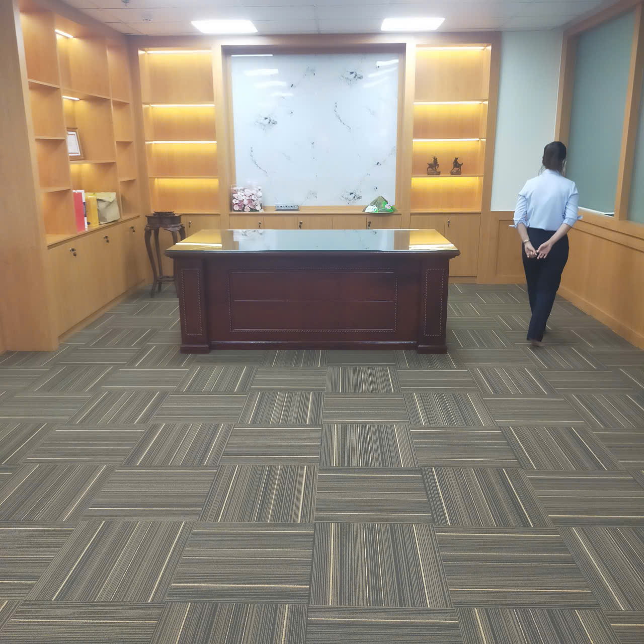 Công trình Thảm văn phòng Artline Carpet Tile- Roma03B 1