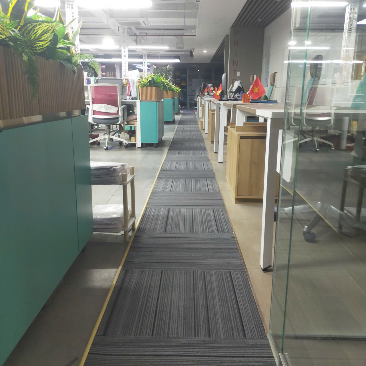 Công trình Thảm văn phòng Artline Carpet Tile – Roma01B 4