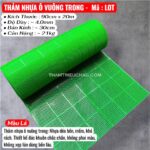 thảm nhựa thoát nước dẻo ô vuông 2026 (2)