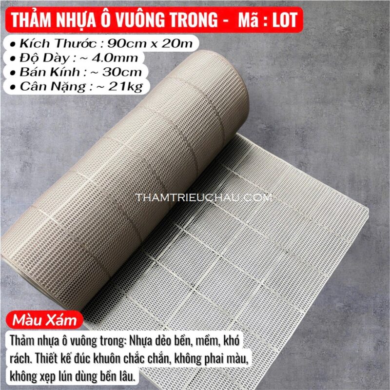 thảm nhựa thoát nước dẻo ô vuông 2026 (3)